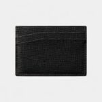 Cartier Losange Double Card Holder in Grained Black Calfskin Understated Sophistication with Iconic Detailing
