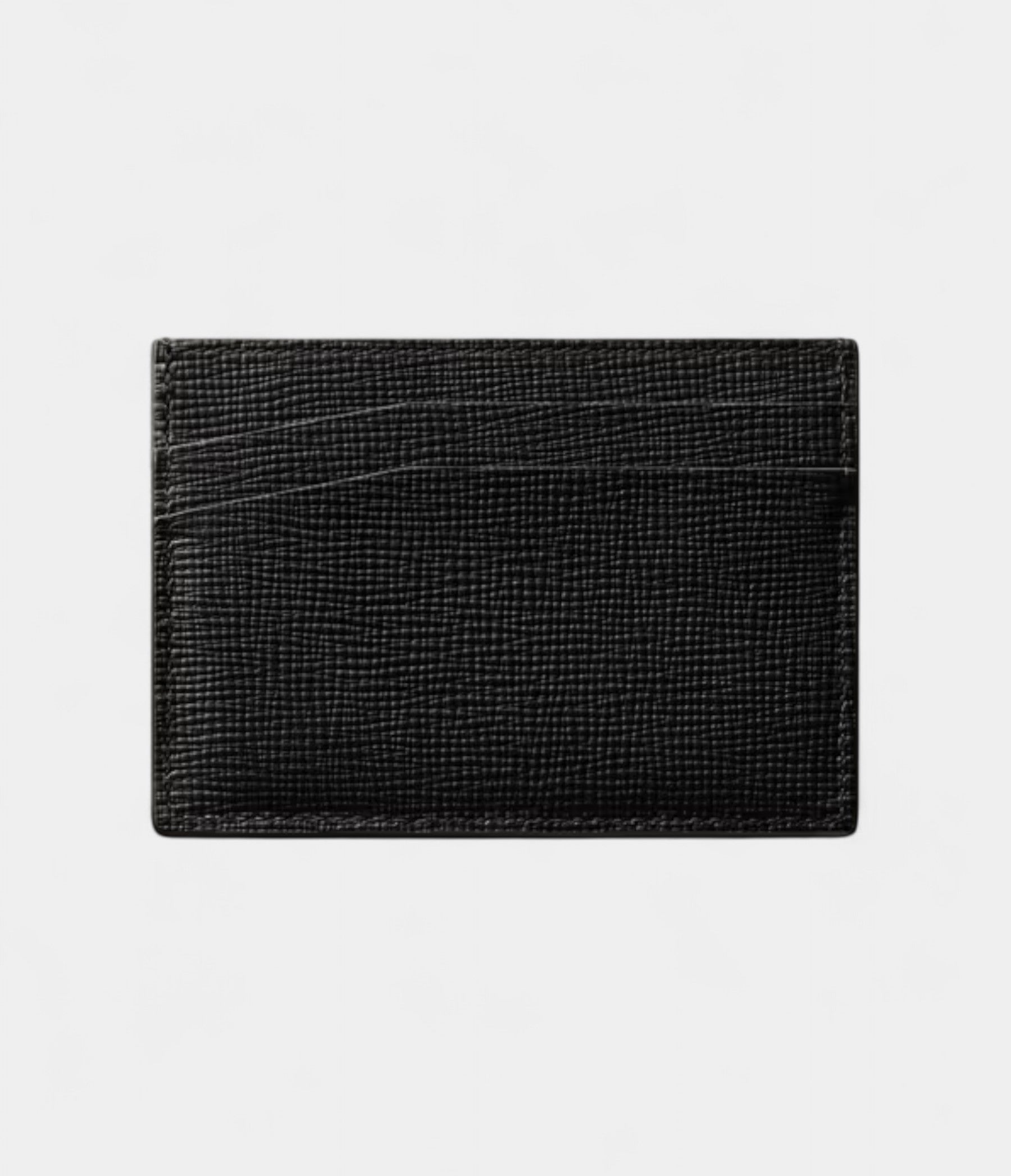 Cartier Losange Double Card Holder in Grained Black Calfskin Understated Sophistication with Iconic Detailing