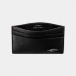 Cartier Losange Double Card Holder in Grained Black Calfskin Understated Sophistication with Iconic Detailing