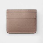 C de Cartier Simple Card Holder in Clay-Colored Calfskin