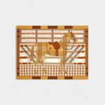 Cheval au Box Blanket A Harmonious Blend of Equestrian Heritage and Artistic Design