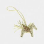 Custom Yellow Swarovski Crystal Hermès Pegase Bedazzled Rodeo Bag Charm PM Jaune Milton Milo Lambskin