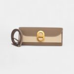 Etoupe Maillon To Go Wallet Epsom Calfskin Leather