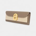 Etoupe Maillon To Go Wallet Epsom Calfskin Leather