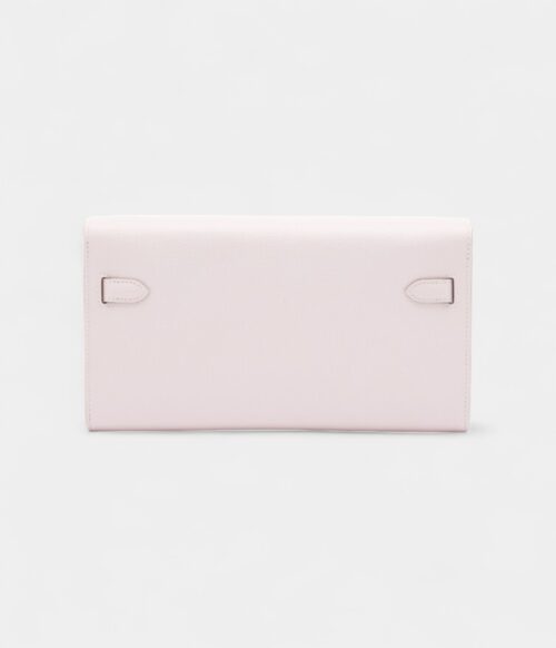 Evercolor Kelly To Go Wallet Mauve Pale Palladium Hardware