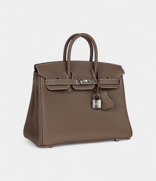 Hermès Birkin 25 Etoupe Togo Palladium Hardware