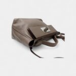 Hermès 24/24 Handmade Beige Leather Bag with Palladium Hardware