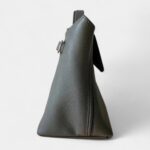 Hermès 24/24 Handmade Grey Two-Tone Leather Bag with Palladium Hardware