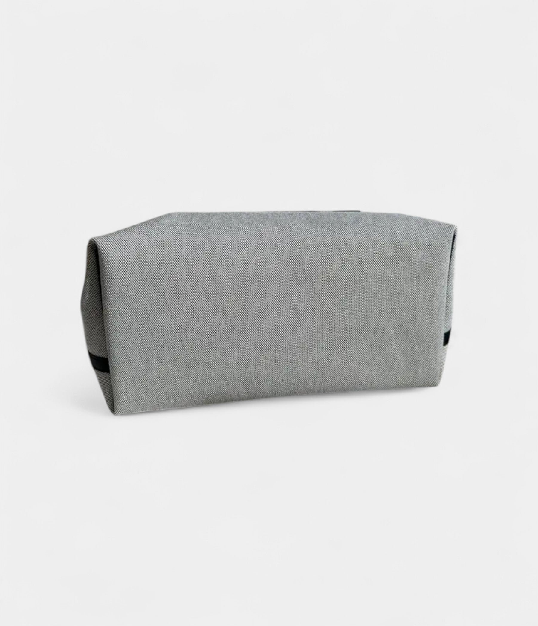Hermès 24/24 Handmade Linen & Leather Bag with Palladium Hardware