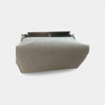Hermès 24/24 Handmade Linen & Leather Bag with Palladium Hardware