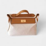 Hermès 24/24 Handmade Multicolour Cloth & Leather Bag with Palladium Hardware
