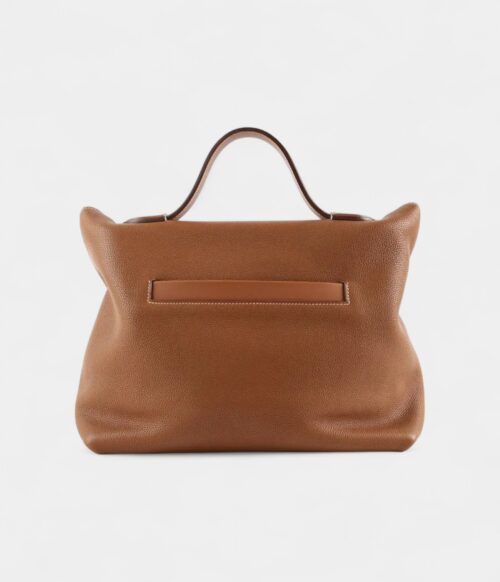Hermès 24/24 Handmade in Gold Leather with Palladium Hardware