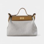 Hermès 24/24 Handmade in Multicolour Cloth with Palladium Hardware
