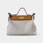 Hermès 24/24 Handmade in Multicolour Cloth with Palladium Hardware