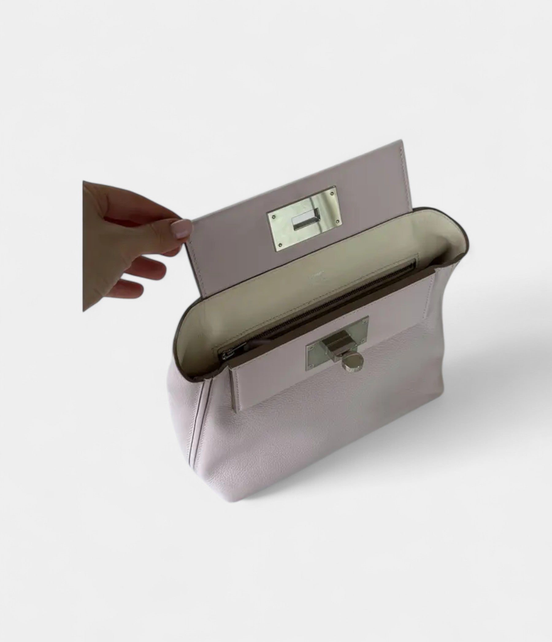 Hermes2424HandmadeinPinkLeatherwithPalladiumHardware_1.jpg Hermès 24/24 Handmade in Pink Leather with Palladium Hardware