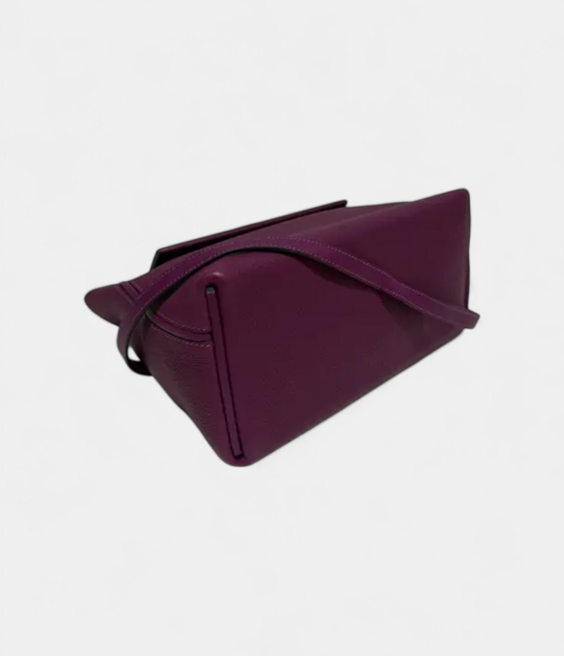 Hermès 24/24 Handmade in Purple Leather with Palladium Hardware