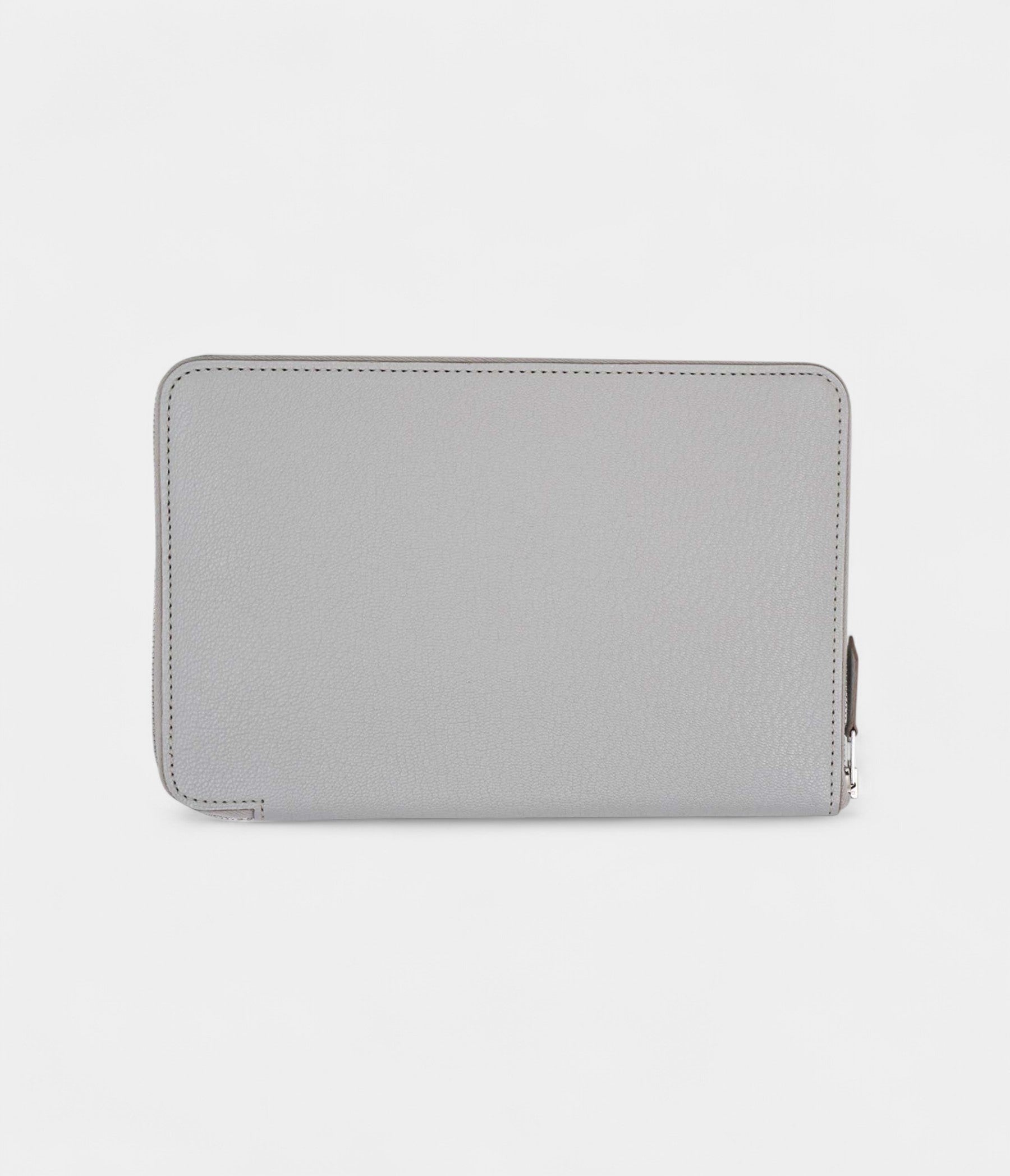 Hermes Azap Portefeuille Wallet Gris Perle Chevre Leather Palladium Hardware