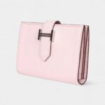 Hermès Bearn Card Holder Rose Darling Chevre Mysore Palladium Hardware