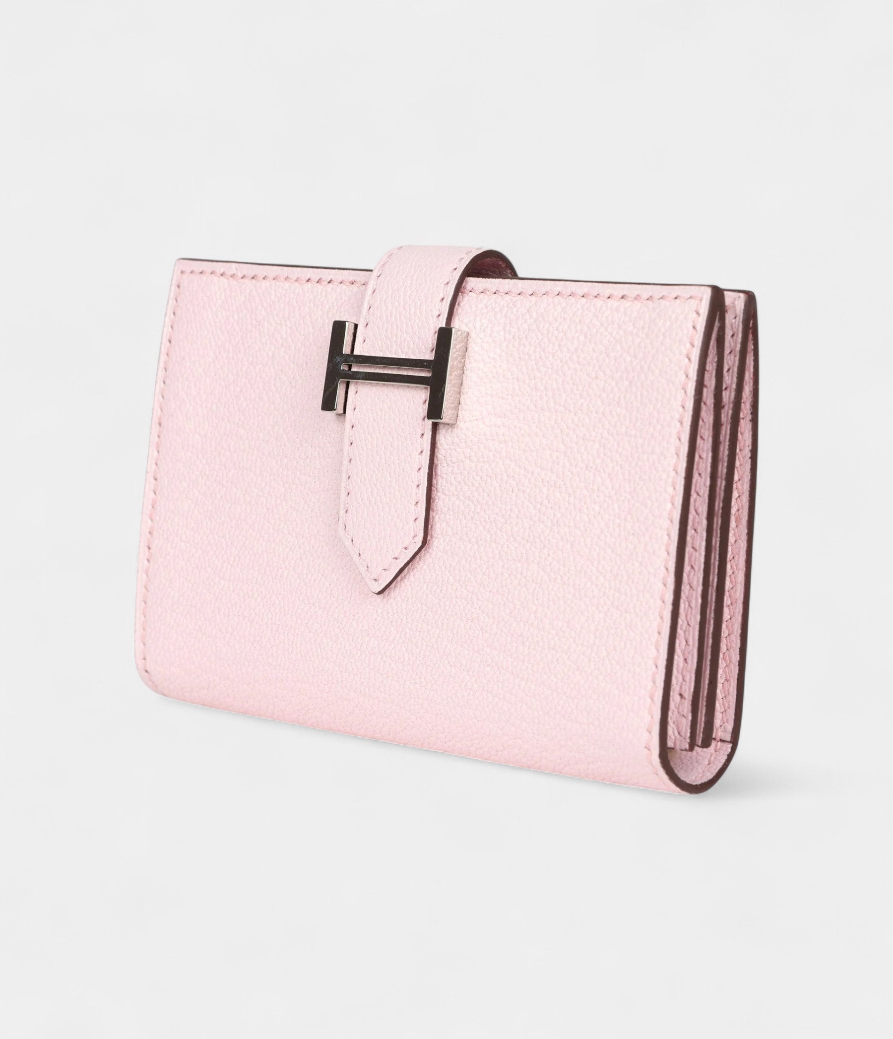 HermesBearnCardHolderRoseDarlingChevreMysorePalladiumHardware_1.jpg Hermès Bearn Card Holder Rose Darling Chevre Mysore Palladium Hardware