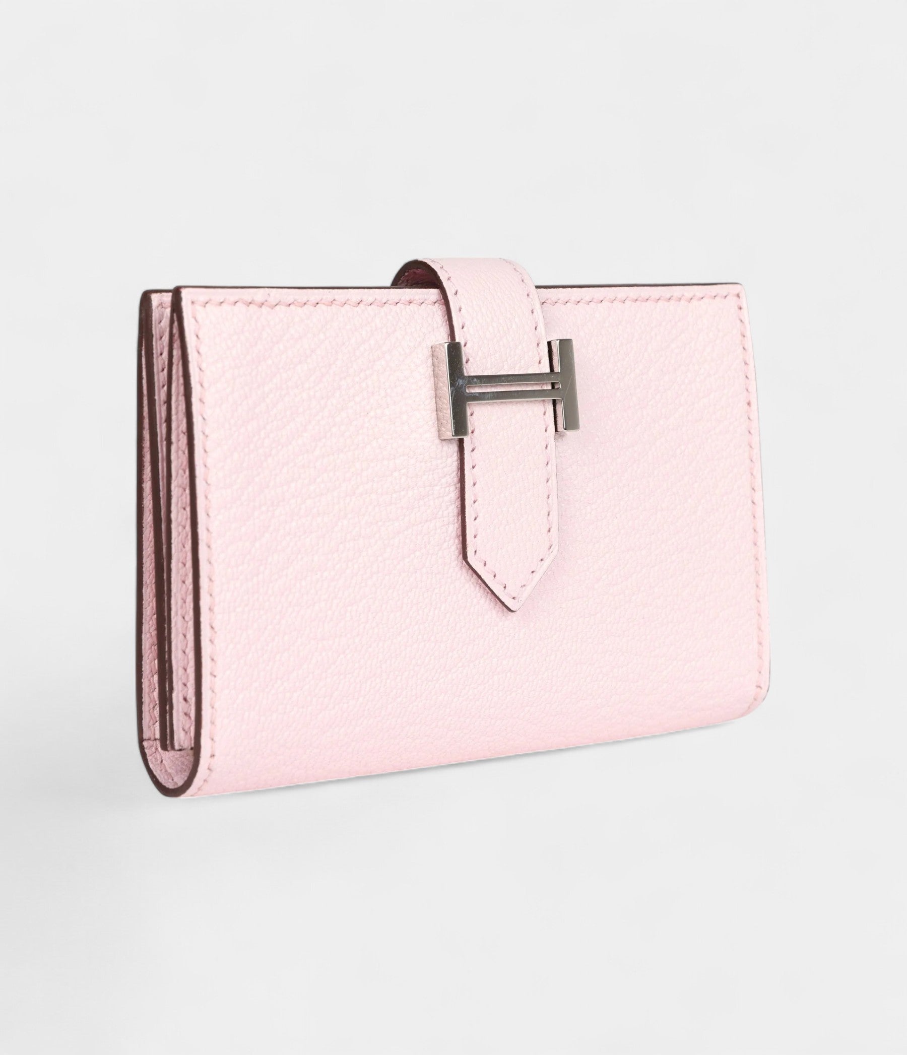 HermesBearnCardHolderRoseDarlingChevreMysorePalladiumHardware_4.jpg Hermès Bearn Card Holder Rose Darling Chevre Mysore Palladium Hardware