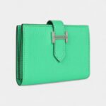 Hermès Bearn Card Holder Vert Comics Chevre Mysore Palladium Hardware