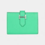 Hermès Bearn Card Holder Vert Comics Chevre Mysore Palladium Hardware