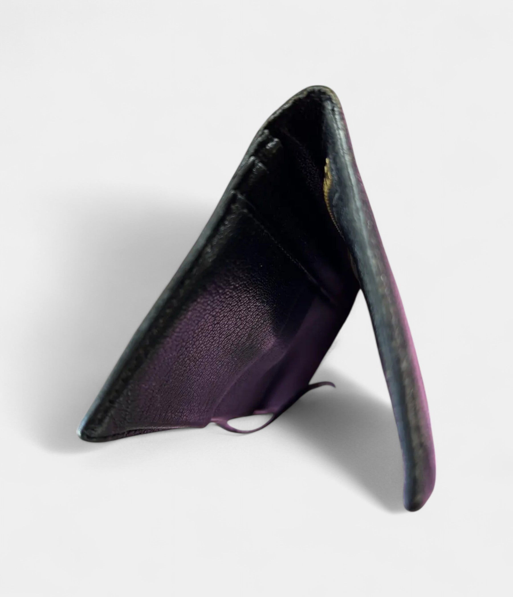 Hermès Béarn Leather Wallet In Black Expression Of Elegance