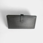 Hermès Béarn Leather Wallet In Black Timeless Symbol Of Sophistication