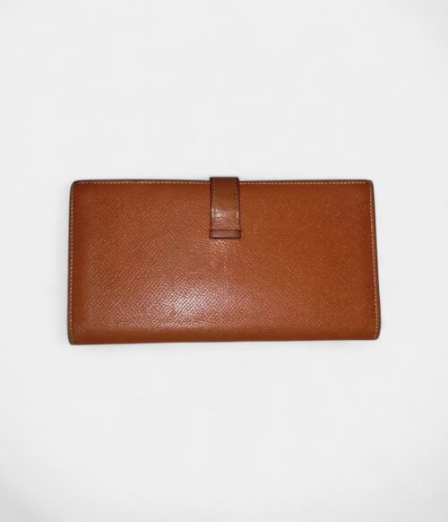 Hermès Béarn Leather Wallet In Brown Classic Elegance And Functionality
