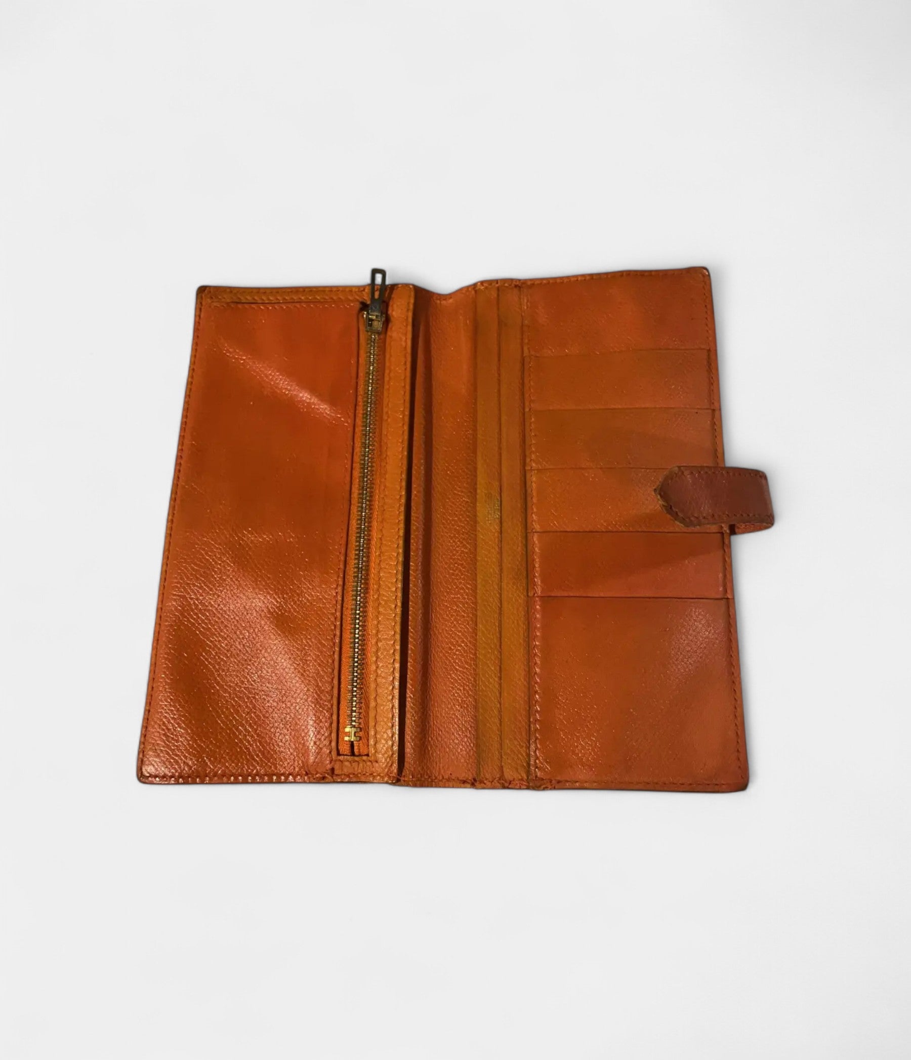 HermesBearnLeatherWalletInOrangeVibrantStatement_4.jpg Hermès Béarn Leather Wallet In Orange Vibrant Statement