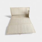 Hermès Béarn Leather Wallet In White Timeless Statement Of Elegance