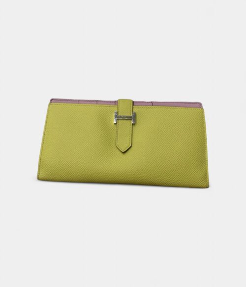 Hermès Béarn Leather Wallet Vibrant Expression Of Luxury