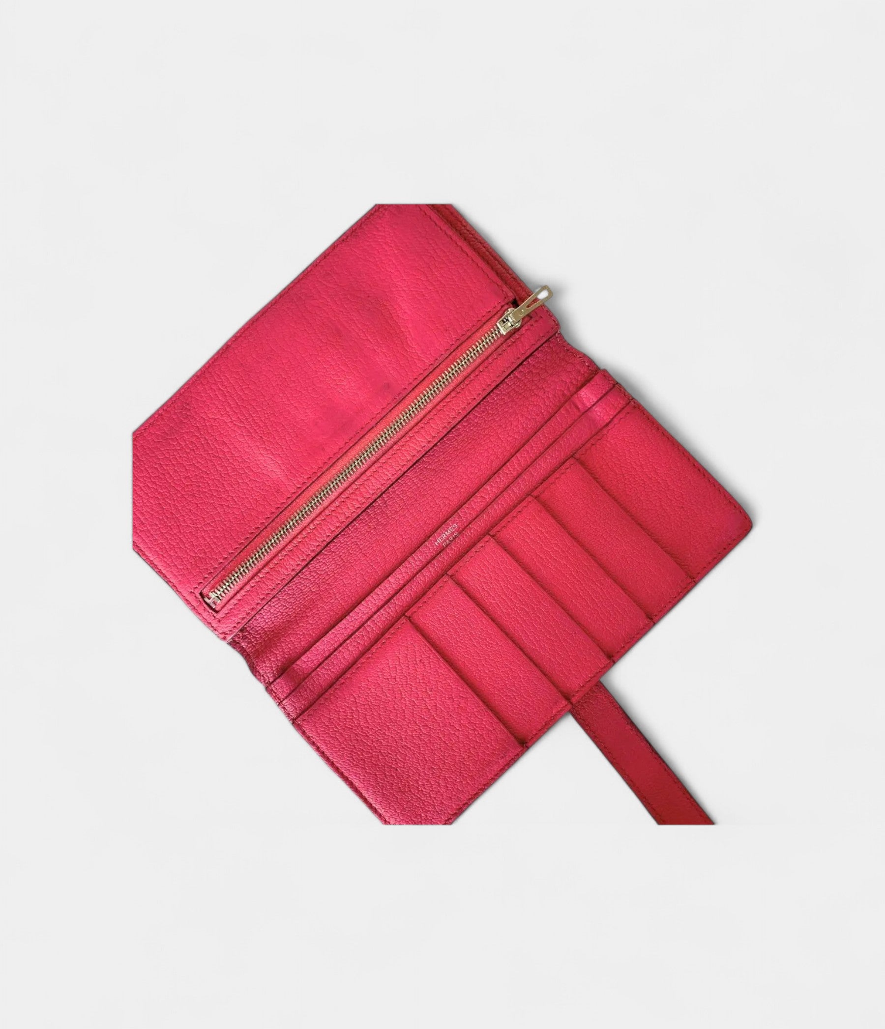 Hermès Béarn Leather Wallet in Beige Effortless Elegance Neutral Classic