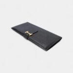 Hermès Béarn Leather Wallet in Black Classic Elegance Every Detail