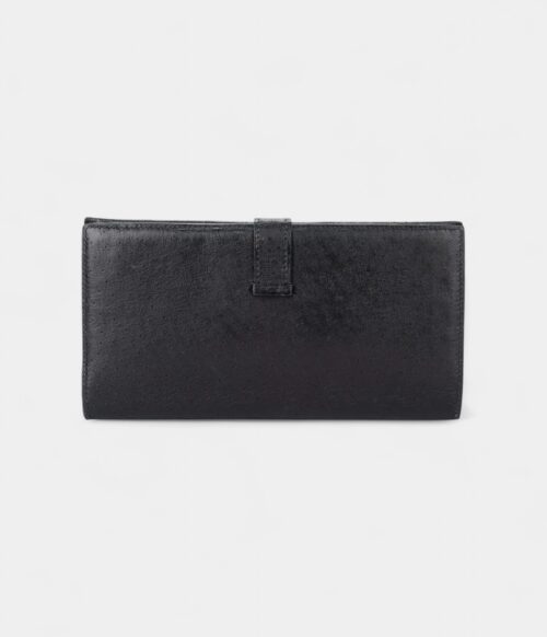 Hermès Béarn Leather Wallet in Black Classic Elegance Every Detail