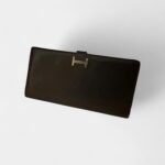 Hermès Béarn Leather Wallet in Black Classic Elegance Perfected