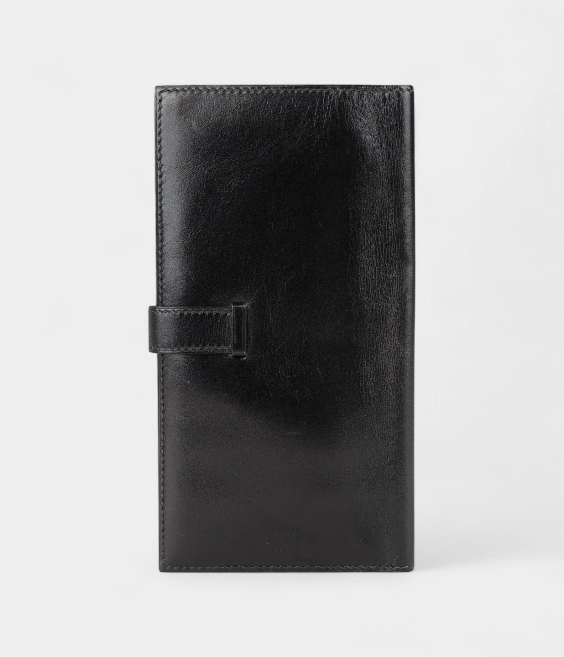 Hermès Béarn Leather Wallet in Black Iconic Elegance