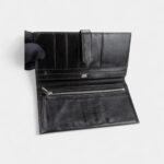 Hermès Béarn Leather Wallet in Black Iconic Elegance