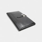 Hermès Béarn Leather Wallet in Black Iconic Elegance