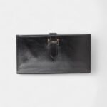 Hermès Béarn Leather Wallet in Black Iconic Elegance