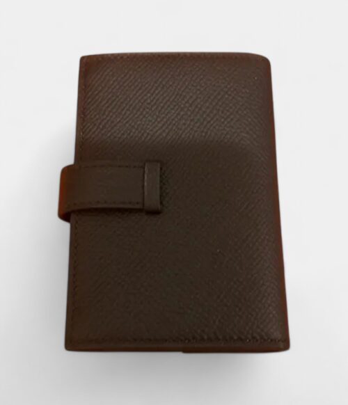 Hermès Béarn Leather Wallet in Black Pure Elegancem Timeless Design