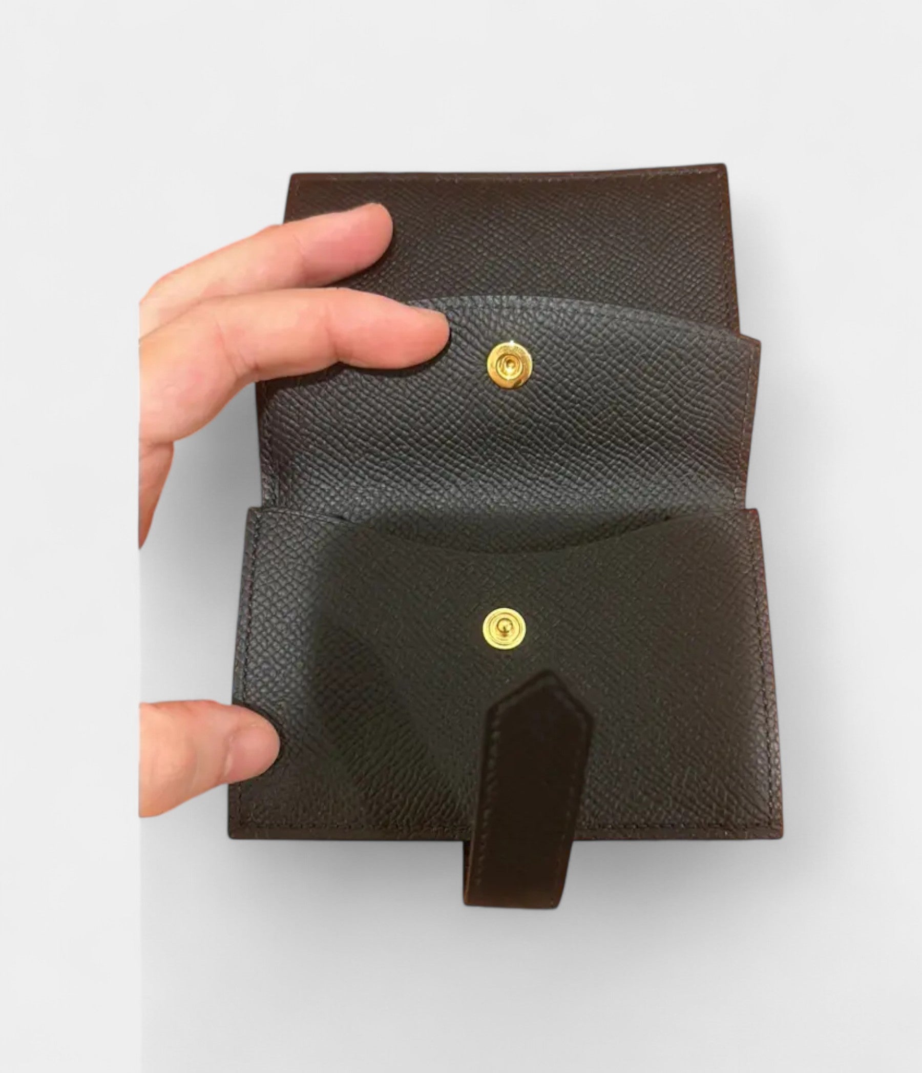 HermesBearnLeatherWalletinBlackPureElegancemTimelessDesign_3.jpg Hermès Béarn Leather Wallet in Black Pure Elegancem Timeless Design