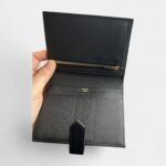 Hermès Béarn Leather Wallet in Black Timeless Luxury Sleek Silhouette