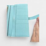Hermès Béarn Leather Wallet in Blue Cool Elegance Timeless Silhouette