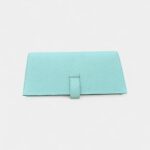 Hermès Béarn Leather Wallet in Blue Cool Elegance Timeless Silhouette