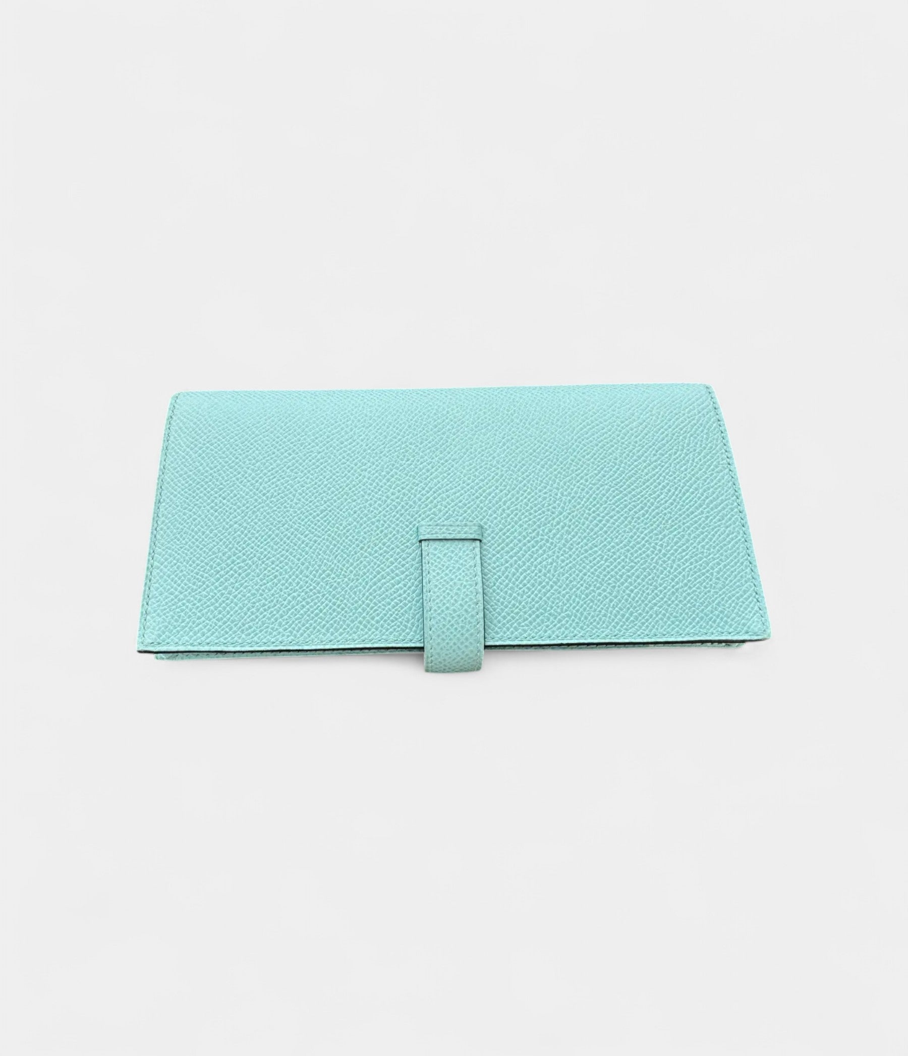 Hermès Béarn Leather Wallet in Blue Cool Elegance Timeless Silhouette