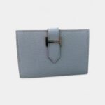 Hermès Béarn Leather Wallet in Blue Cool Sophistication with Iconic Charm