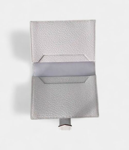 Hermès Béarn Leather Wallet in Blue Cool Sophistication with Iconic Charm