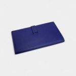 Hermès Béarn Leather Wallet in Blue Refined Craftsmanship Cool Classic Hue