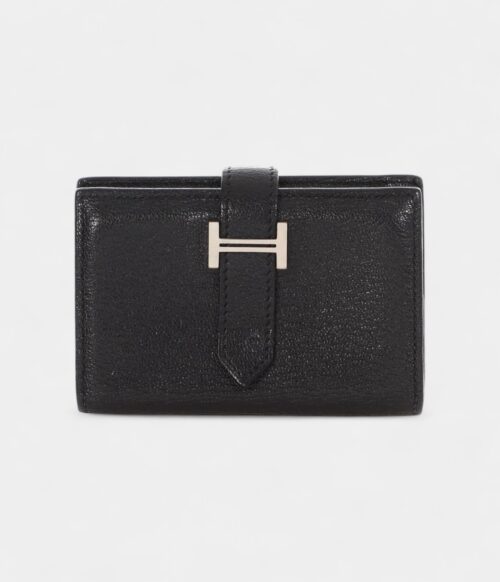 Hermès Béarn Leather Wallet in Blue Refined Simplicity Classic Shade